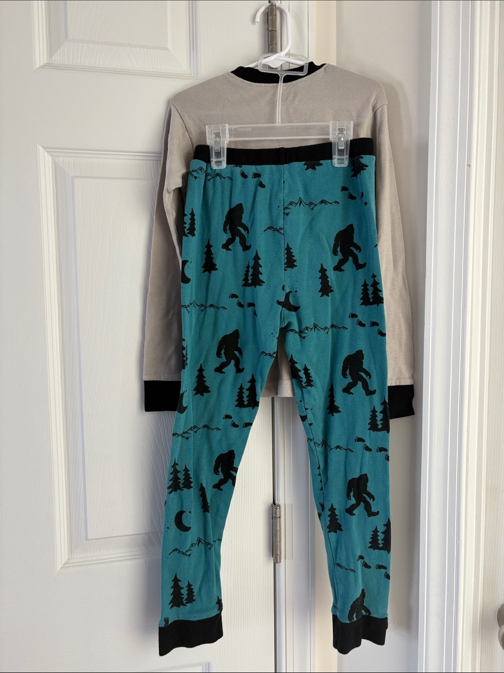 Lazy One Bigfoot Pajama Set - 8 - Picture 4 of 5